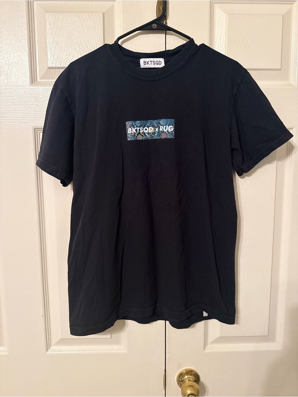 Black Graphic Short-Sleeve Crew Tee
